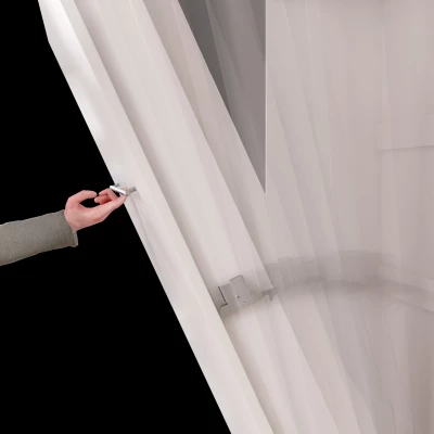 Vízszintes összecsukható franciaágy 140x200 CELENA 4 - szürke
