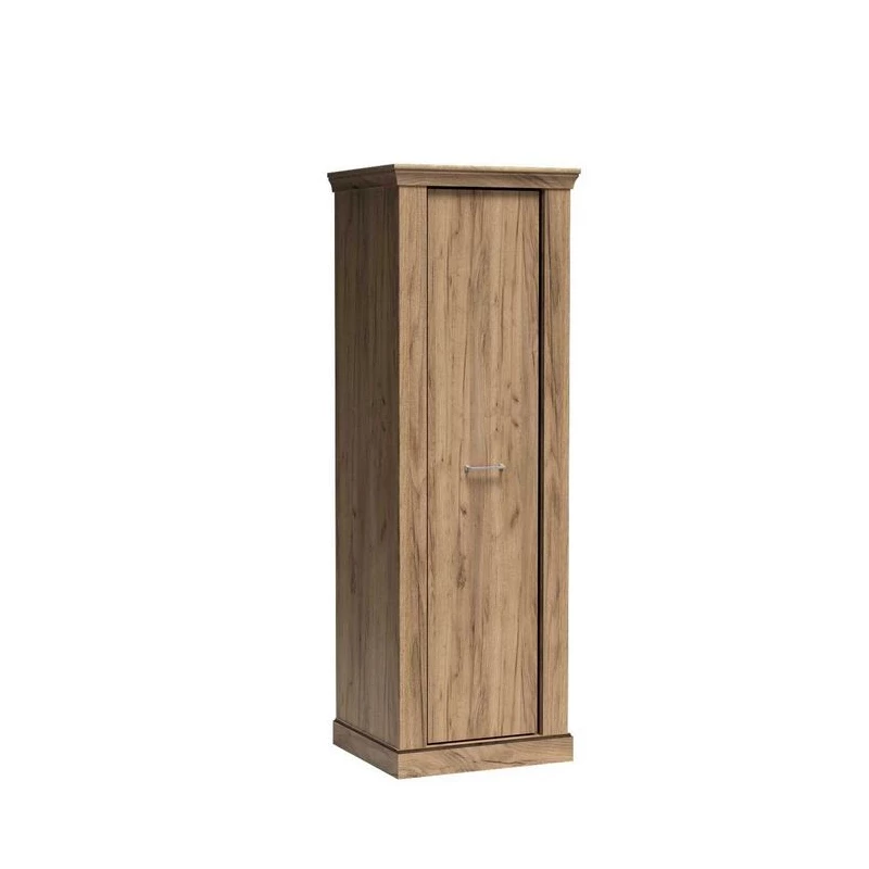 AILISH egyajtós gardróbszekrény - szélesség 67 cm, arany kraft tölgyfa