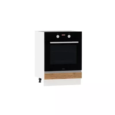 Beépített sütőszekrény ADAMA - szélesség 60 cm, fekete / szürke, lábak 10 cm