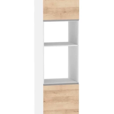Konyhaszekrény beépített készülékekhez ADAMA - szélesség 60 cm, artisan bükk / fehér, 10 cm lábak