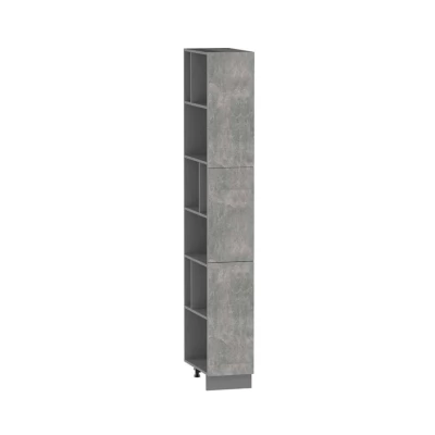 ADAMA konyhai polc - szélesség 30 cm, világos műbeton / szürke, lábak 15 cm