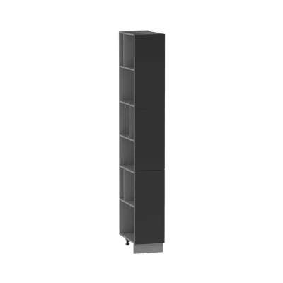 ADAMA konyhai polc - szélesség 30 cm, fekete / szürke, lábak 10 cm