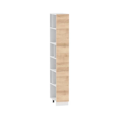 ADAMA konyhai polc - szélesség 30 cm, artisan bükk / fehér, lábak 10 cm