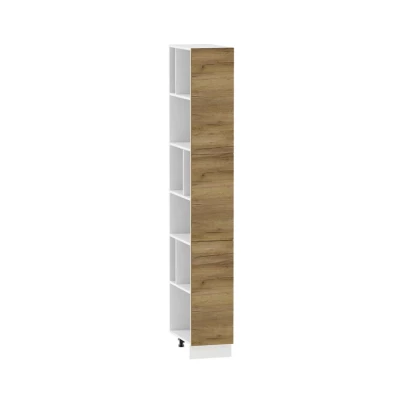 ADAMA konyhai polc - szélesség 30 cm, artisan tölgyfa arany / fehér, lábak 10 cm
