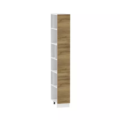 ADAMA konyhai polc - szélesség 30 cm, artisan tölgyfa arany / fehér, lábak 15 cm