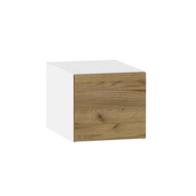 ADAMA konyhai faliszekrény - szélesség 40 cm, artisan tölgyfa arany / fehér
