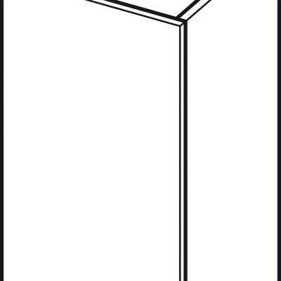 Felső konyhaszekrény ADAMA - szélesség 30 cm, artisan bükk / fehér