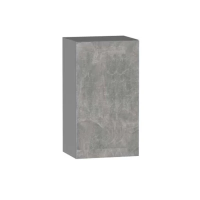 Felső konyhaszekrény ADAMA - szélesség 40 cm, világos beton atelier / szürke