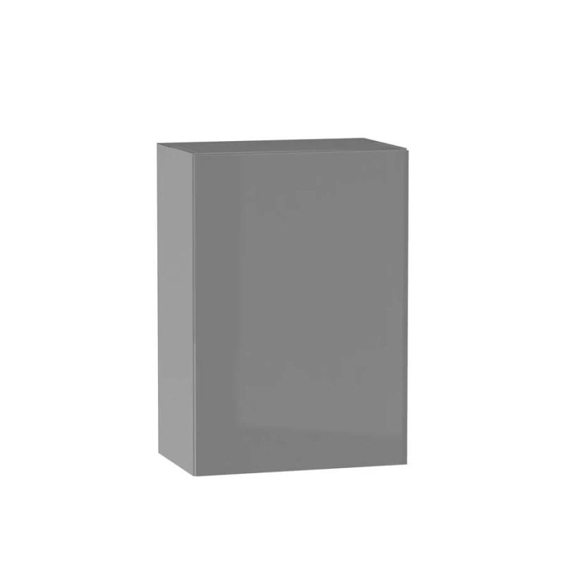Felső konyhaszekrény ADAMA - szélesség 50 cm, fényes szürke / szürke