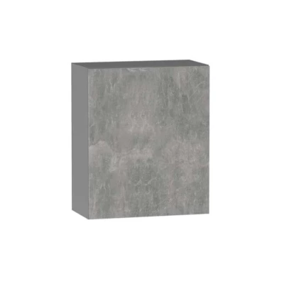 Felső konyhaszekrény ADAMA - szélesség 60 cm, világos beton atelier / szürke