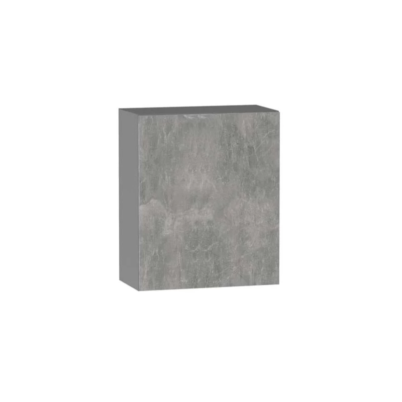 Felső konyhaszekrény ADAMA - szélesség 60 cm, világos beton atelier / szürke