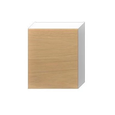 Felső szekrény ADAMA csepegtetővel - szélesség 60 cm, hickory natúr / fehér