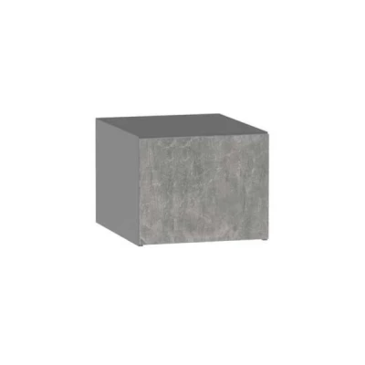 ADAMA konyhai faliszekrény - szélesség 45 cm, világos beton műhely / szürke
