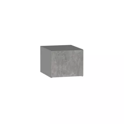 ADAMA konyhai faliszekrény - szélesség 45 cm, világos beton műhely / szürke