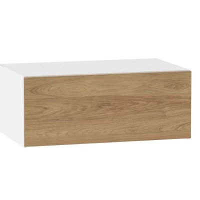 ADAMA konyhai faliszekrény - szélesség 90 cm, natúr hickory / fehér