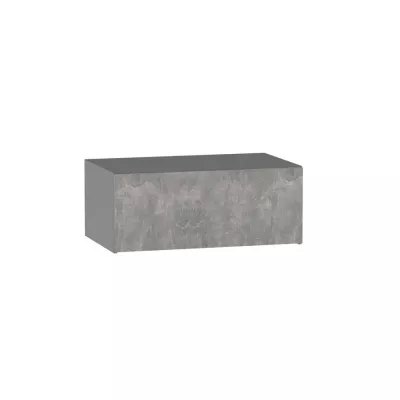 ADAMA konyhai faliszekrény - szélesség 90 cm, világos beton műhely / szürke