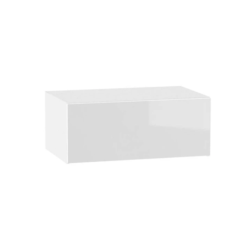 ADAMA konyhai faliszekrény - szélesség 90 cm, fényes fehér / fehér