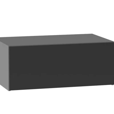 ADAMA konyhai faliszekrény - szélesség 90 cm, fekete / szürke