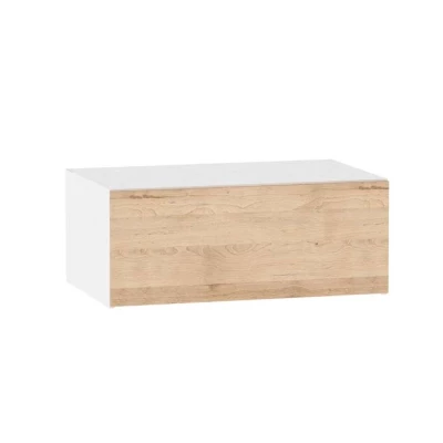 ADAMA konyhai faliszekrény - szélesség 90 cm, artisan bükk / fehér