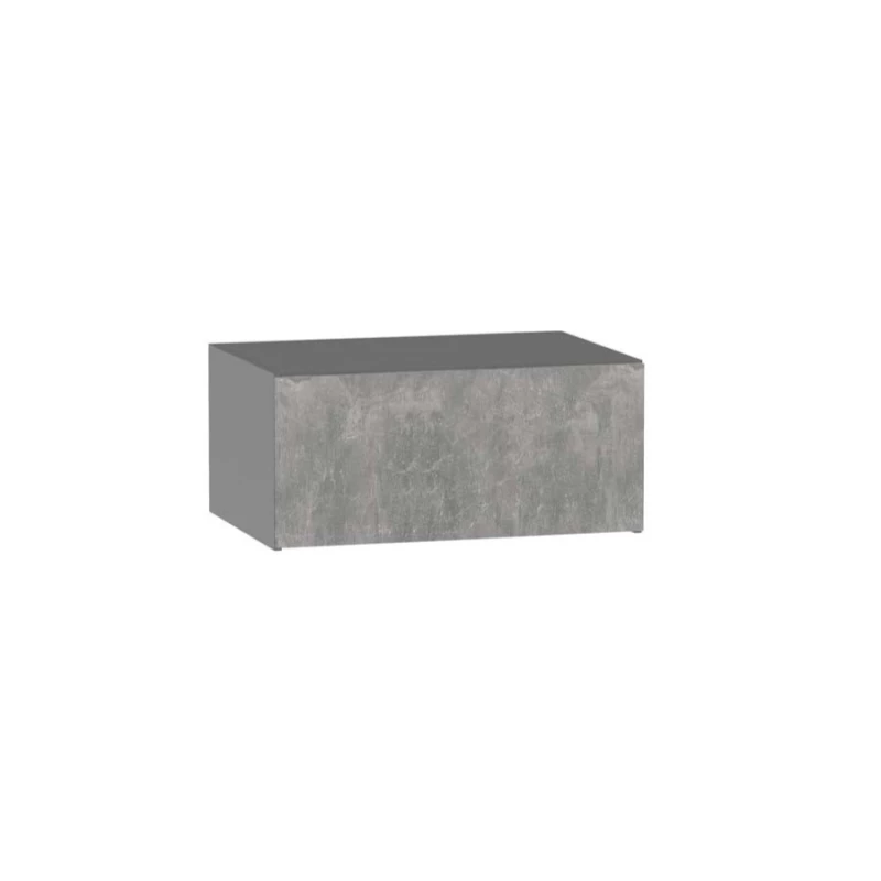ADAMA konyhai faliszekrény - szélesség 80 cm, világos beton műhely / szürke