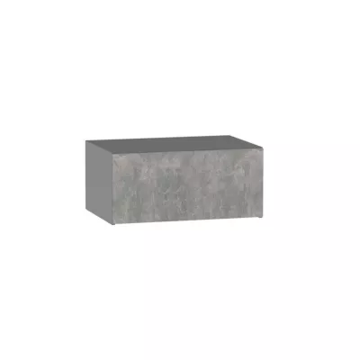 ADAMA konyhai faliszekrény - szélesség 80 cm, világos beton műhely / szürke
