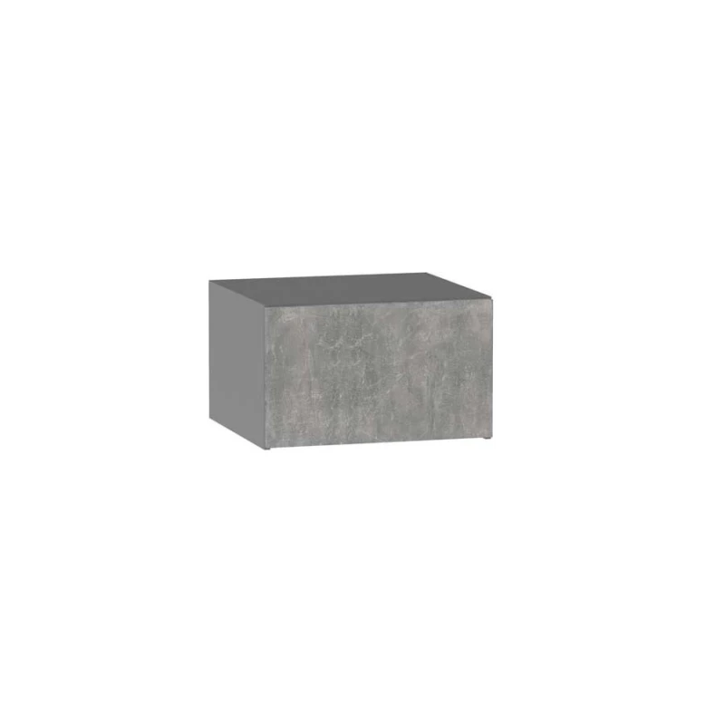ADAMA konyhai faliszekrény - szélesség 60 cm, világos beton műhely / szürke