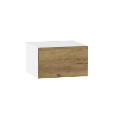 ADAMA konyhai faliszekrény - szélesség 60 cm, artisan tölgyfa arany / fehér