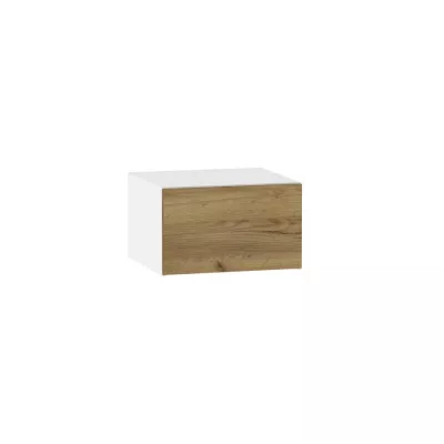 ADAMA konyhai faliszekrény - szélesség 60 cm, artisan tölgyfa arany / fehér