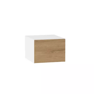 ADAMA konyhai faliszekrény - szélesség 50 cm, natúr hickory / fehér
