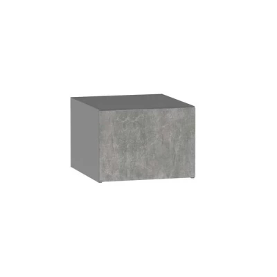 ADAMA konyhai faliszekrény - szélesség 50 cm, világos beton műhely / szürke