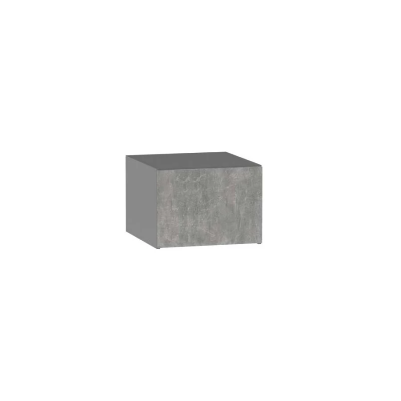 ADAMA konyhai faliszekrény - szélesség 50 cm, világos beton műhely / szürke