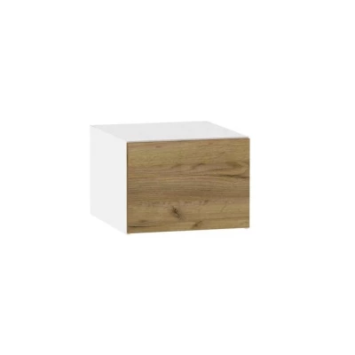 ADAMA konyhai faliszekrény - szélesség 50 cm, artisan tölgyfa arany / fehér