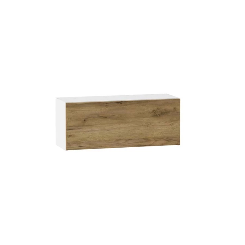ADAMA fali konyhaszekrény - szélesség 90 cm, artisan tölgyfa arany / fehér