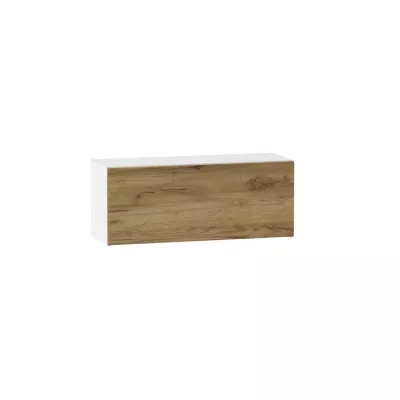 ADAMA fali konyhaszekrény - szélesség 90 cm, artisan tölgyfa arany / fehér