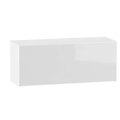 ADAMA fali konyhaszekrény - szélesség 90 cm, fényes fehér / fehér