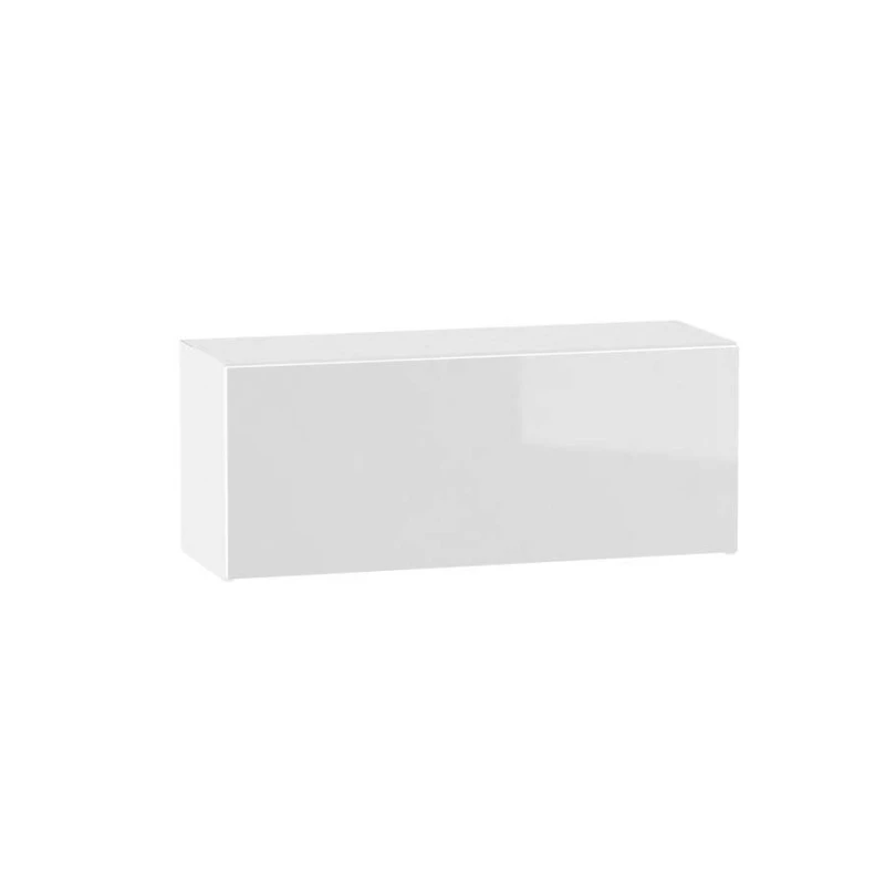 ADAMA fali konyhaszekrény - szélesség 90 cm, fényes fehér / fehér