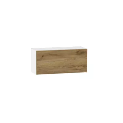 ADAMA fali konyhaszekrény - szélesség 80 cm, artisan tölgyfa arany / fehér