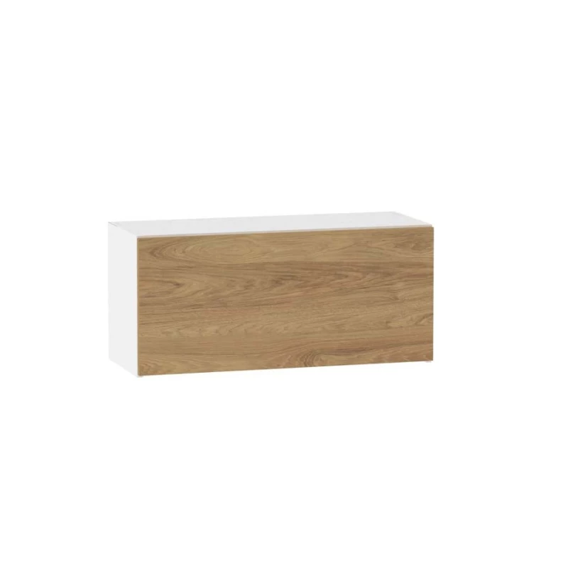 ADAMA fali konyhaszekrény - szélesség 80 cm, natúr hickory / fehér