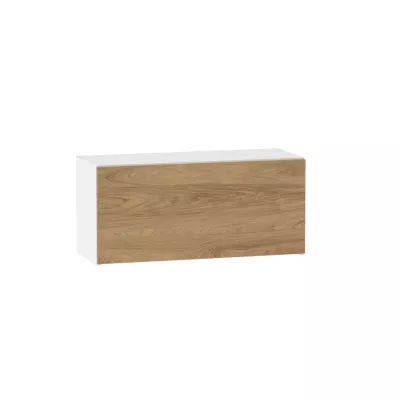 ADAMA fali konyhaszekrény - szélesség 80 cm, natúr hickory / fehér