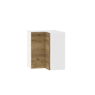 Konyhai sarokszekrény ADAMA - szélesség 60 cm, artisan tölgyfa arany / fehér