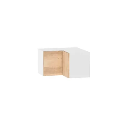 Felső sarokszekrény ADAMA - szélesség 60 cm, artisan bükk / fehér