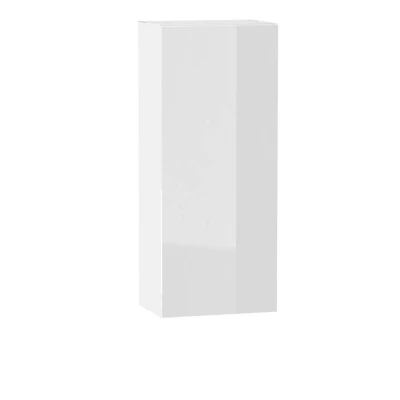 ADAMA polcos konyhaszekrény - szélesség 45 cm, fényes fehér / fehér