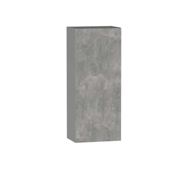 ADAMA konyhaszekrény polccal - szélesség 45 cm, világos műbeton / szürke