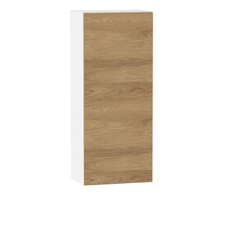 ADAMA konyhaszekrény polcokkal - szélesség 45 cm, natúr hickory / fehér