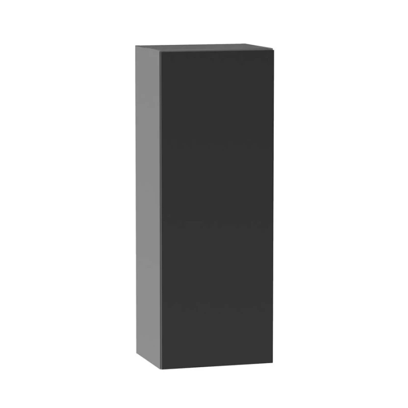 ADAMA konyhaszekrény polccal - szélesség 40 cm, fekete / szürke