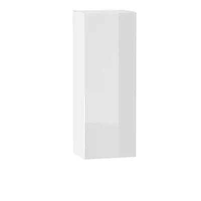 ADAMA konyhaszekrény polccal - szélesség 40 cm, fényes fehér / fehér