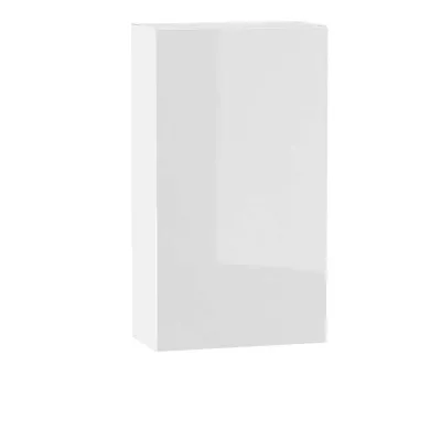 ADAMA konyhaszekrény polccal - szélesség 60 cm, fényes fehér / fehér