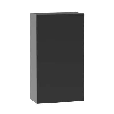 ADAMA konyhaszekrény polccal - szélesség 60 cm, fekete / szürke
