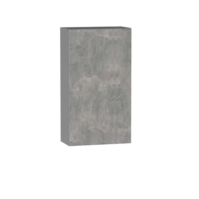 ADAMA konyhaszekrény polccal - szélesség 60 cm, világos műbeton / szürke