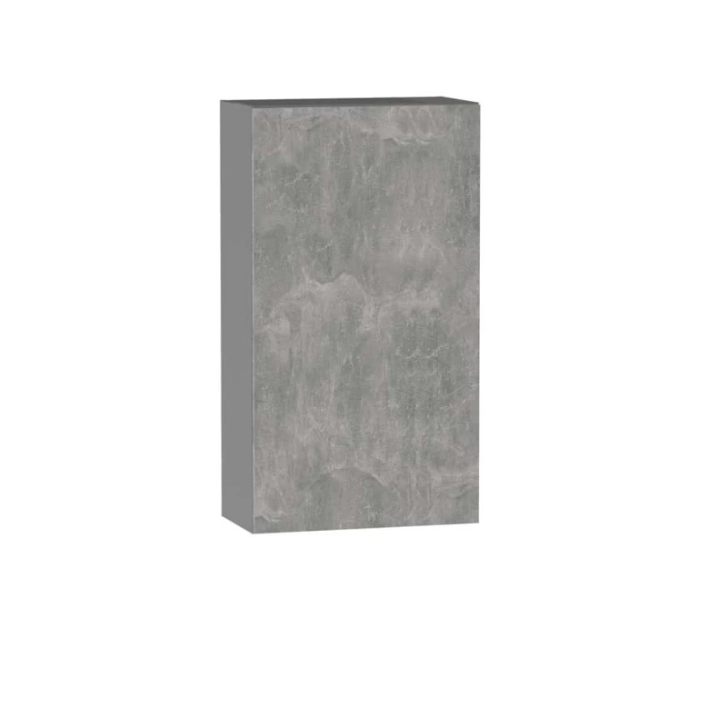 ADAMA konyhaszekrény polccal - szélesség 60 cm, világos műbeton / szürke